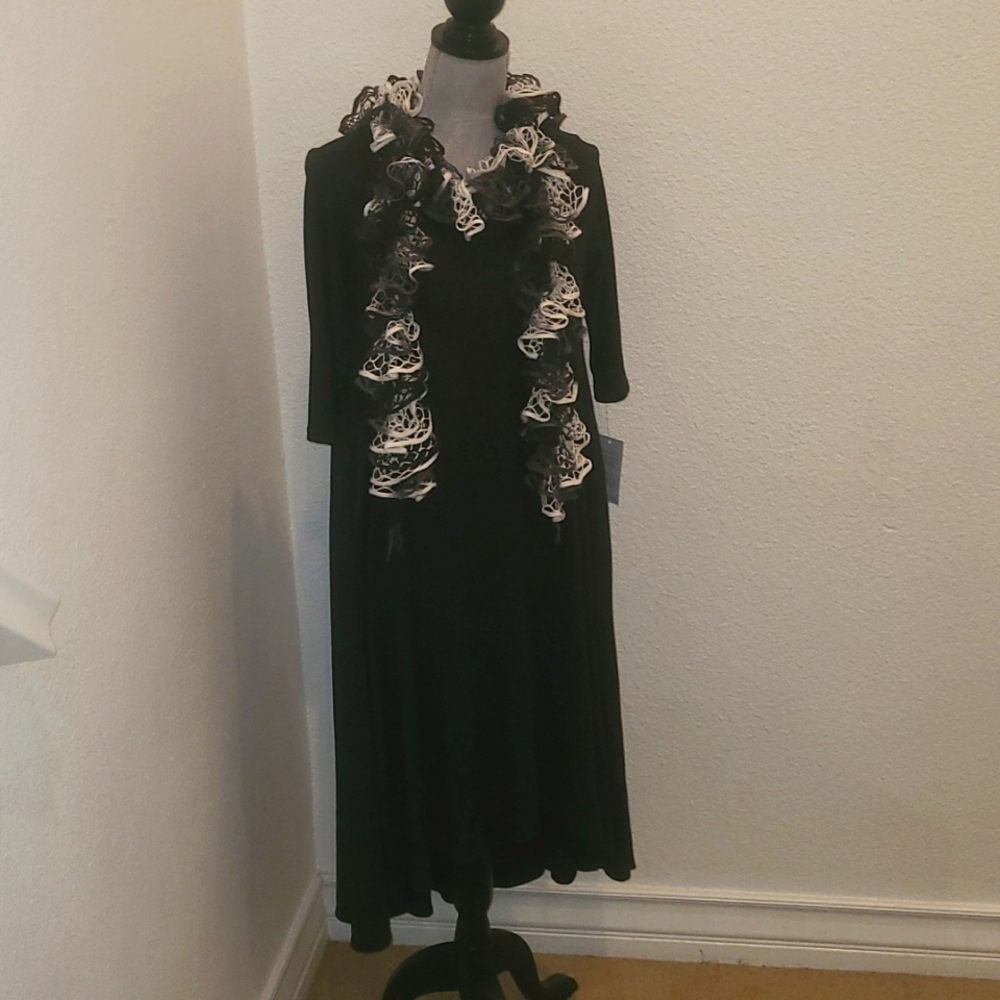 Elegantees Erica Trapeze Hi Lo Dress NWT